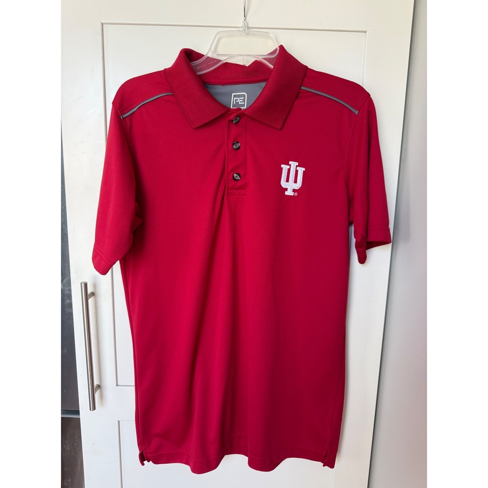 2025 NCAA Championship Indiana Hoosiers Men's Pro Edge Comfort Polo Med Golf - Picture 1 of 5